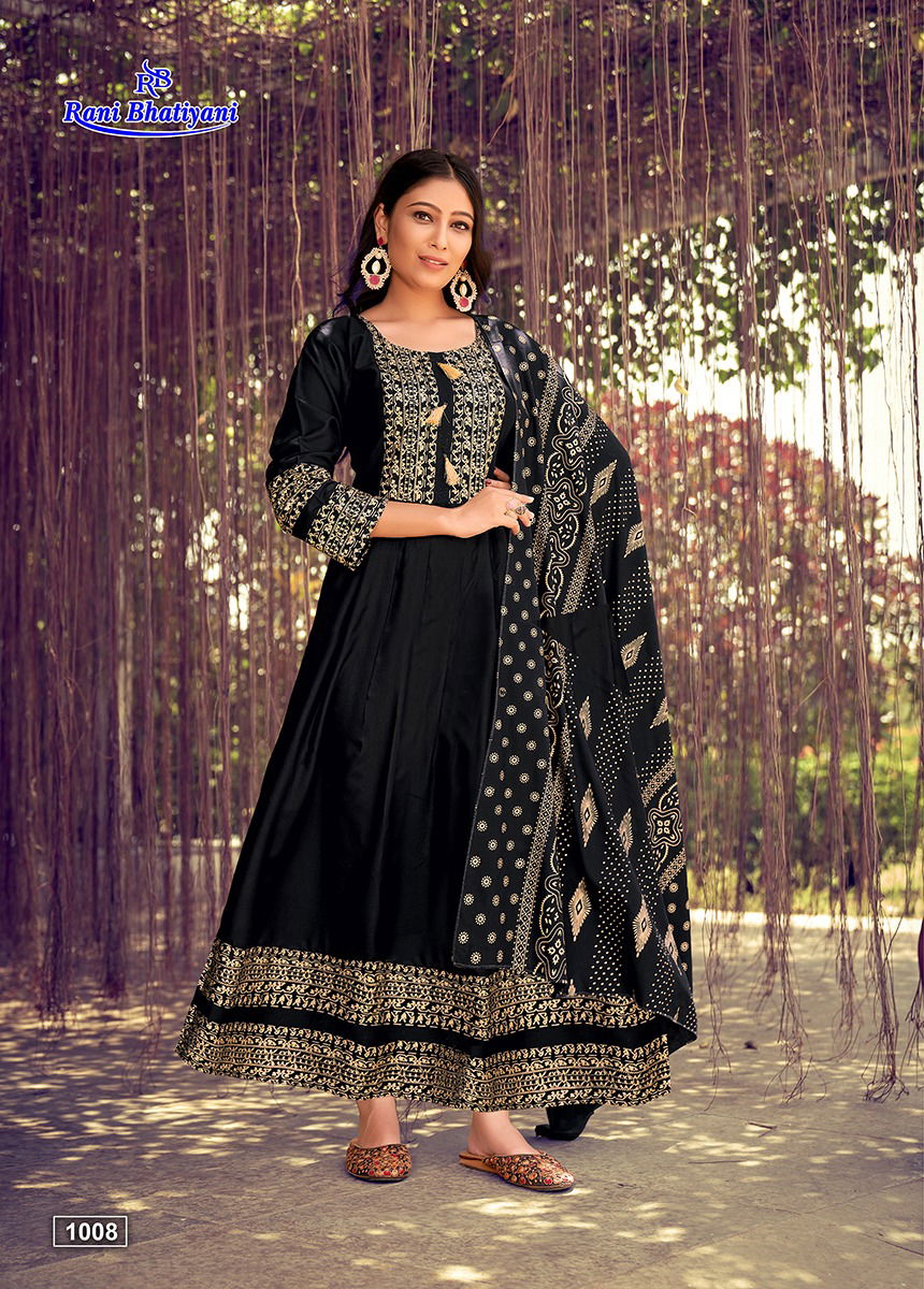 Rani Bhatiyani Ankita 2 Heavy Festive Wear Long Kurti With Dupatta Collection